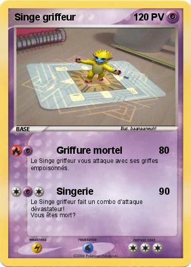 Pokemon Singe griffeur