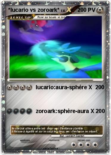 Pokemon *lucario vs zoroark*