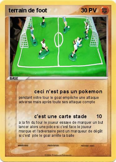 Pokemon terrain de foot