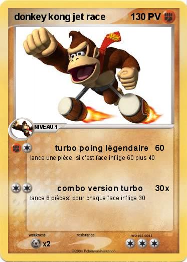 Pokemon donkey kong jet race