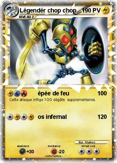 Pokemon Légendér chop chop