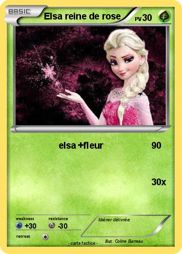 Pokemon Elsa reine de rose