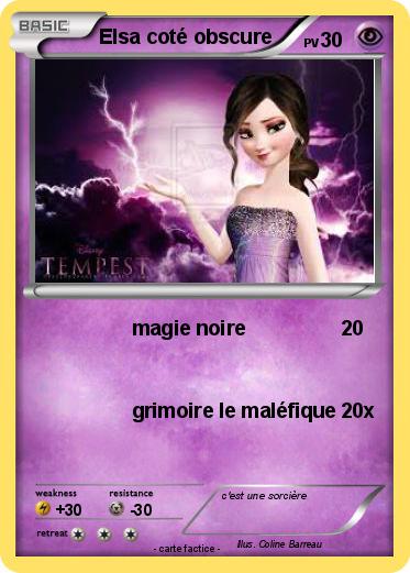 Pokemon Elsa coté obscure