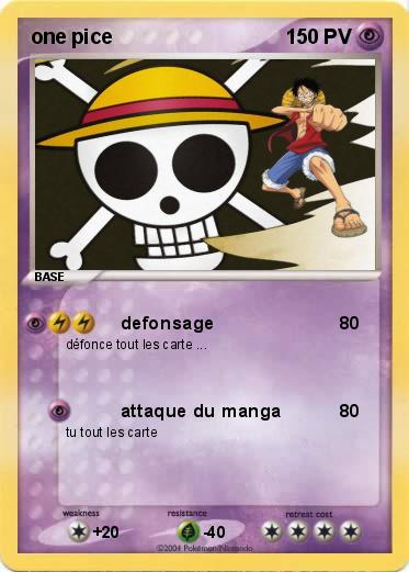 Pokemon one pice 