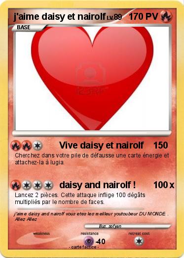 Pokemon j'aime daisy et nairolf