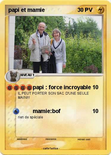 Pokemon papi et mamie