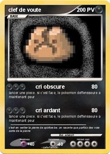 Pokemon clef de voute