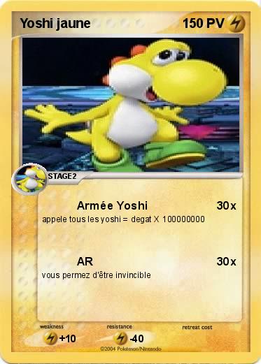 Pokemon Yoshi jaune