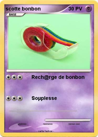 Pokemon scotte bonbon
