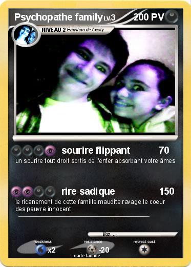 Pokemon Psychopathe family