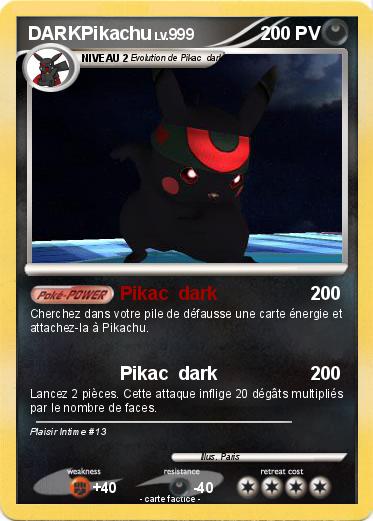 Pokemon DARKPikachu