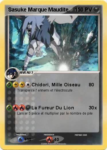 Pokemon Sasuke Marque Maudite