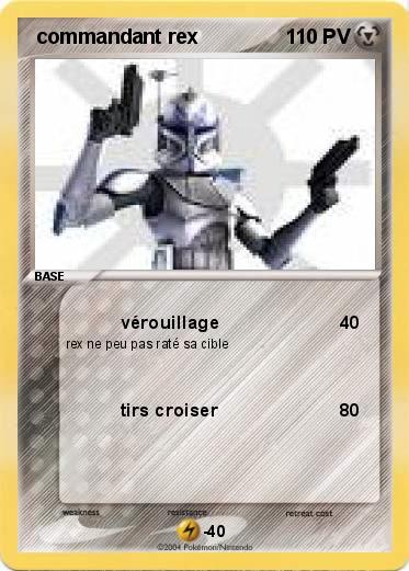 Pokemon  commandant rex