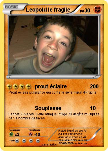 Pokemon Leopold le fragile