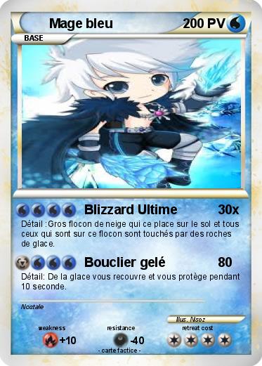 Pokemon Mage bleu
