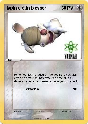 Pokemon lapin crétin blésser