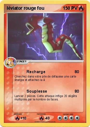 Pokemon léviator rouge fou