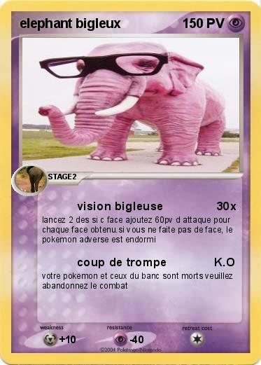 Pokemon elephant bigleux