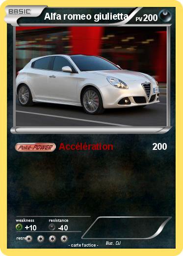 Pokemon Alfa romeo giulietta