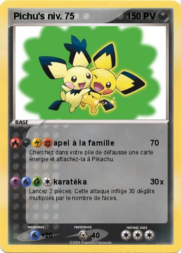 Pokemon Pichu's niv. 75