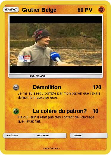 Pokemon Grutier Belge