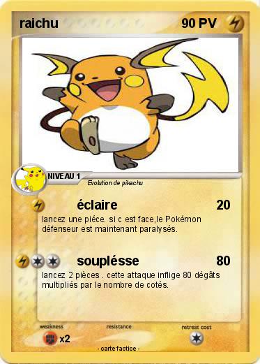 Pokemon raichu