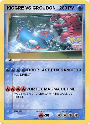 Pokemon KIOGRE VS GROUDON   2