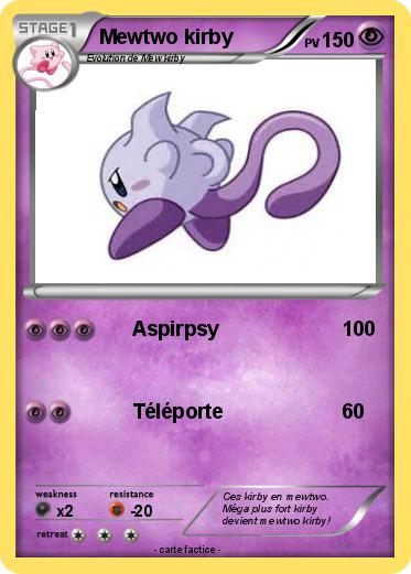 Pokemon Mewtwo kirby