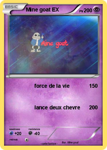 Pokemon Mine goat EX