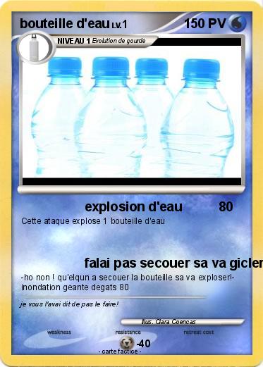 Pokemon bouteille d'eau