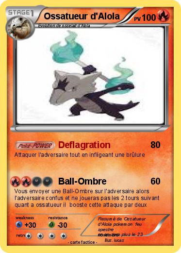 Pokemon Ossatueur d'Alola