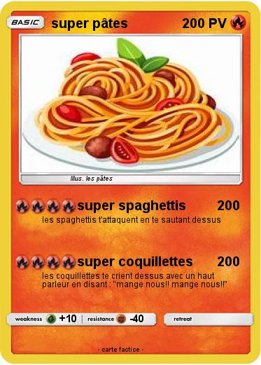 Pokemon super pâtes