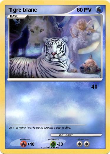 Pokemon Tigre blanc