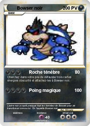 Pokemon Bowser noir