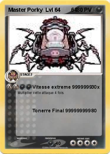Pokemon Master Porky  Lvl 64       64