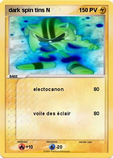 Pokemon dark spin tins N