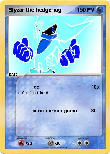 Pokemon Blyzar the hedgehog