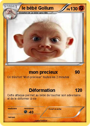 Pokemon le bébé Gollum