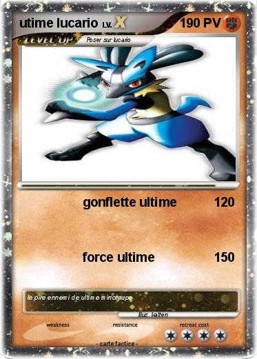 Pokemon utime lucario