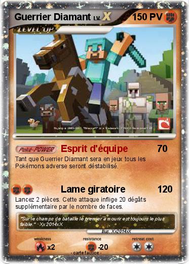 Pokemon Guerrier Diamant