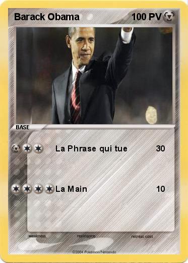 Pokemon Barack Obama