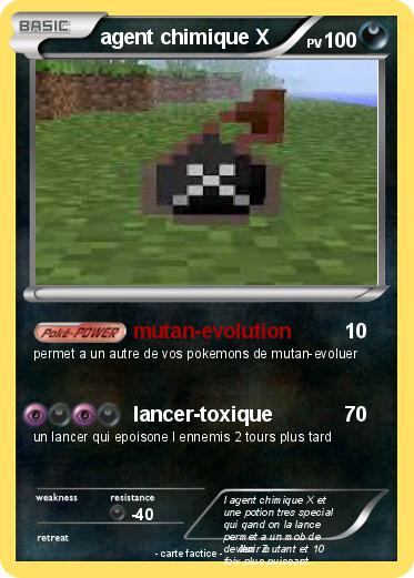 Pokemon agent chimique X