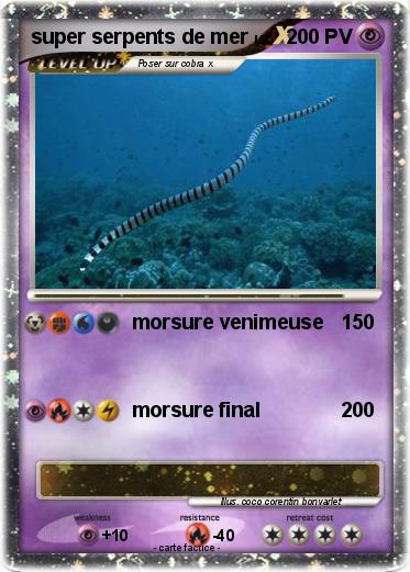 Pokemon super serpents de mer