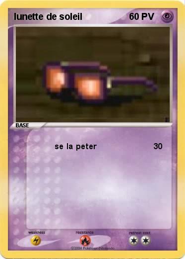 Pokemon lunette de soleil