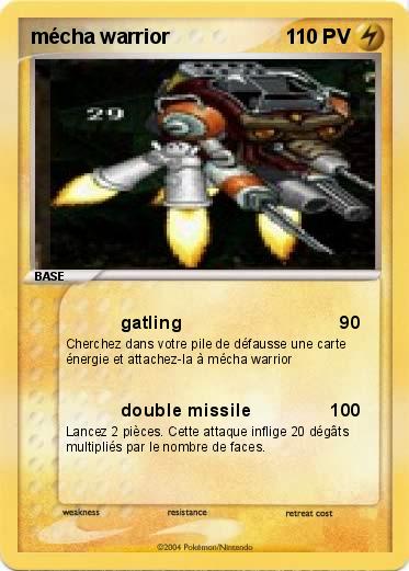 Pokemon mécha warrior