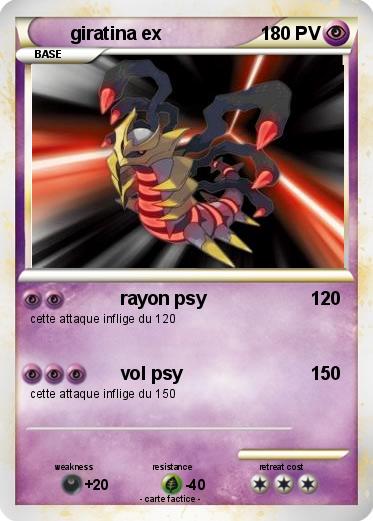 Pokemon giratina ex