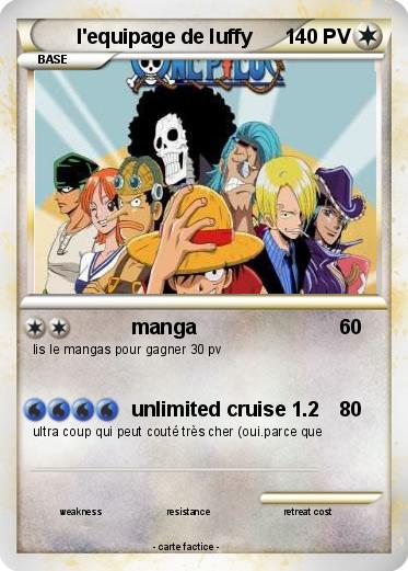 Pokemon l'equipage de luffy