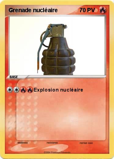 Pokemon Grenade nucléaire
