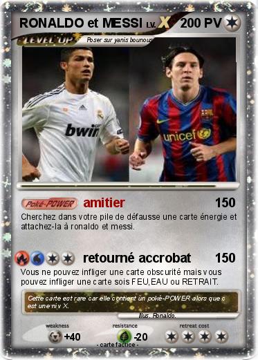 Pokemon RONALDO et MESSI