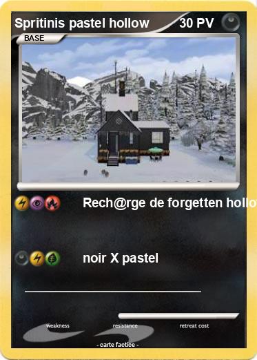 Pokemon Spritinis pastel hollow